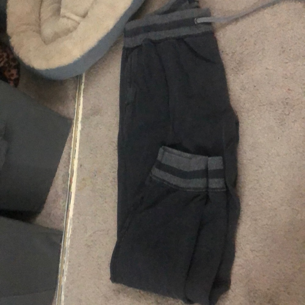 Gray sweats